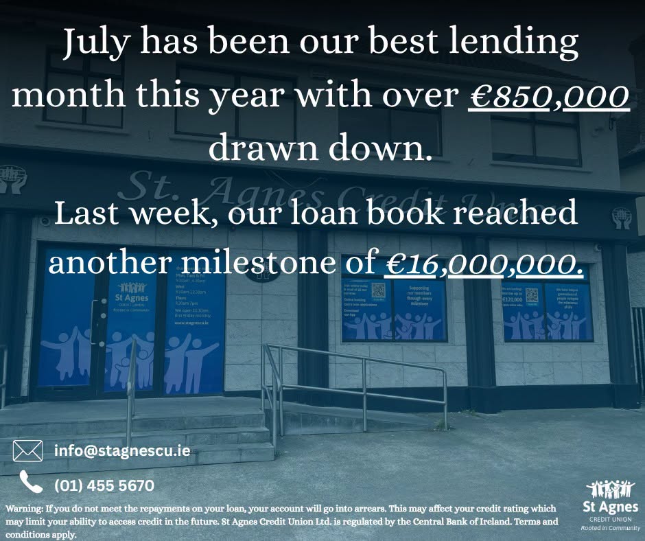 A Milestone Month for St Agnes Credit Union!
